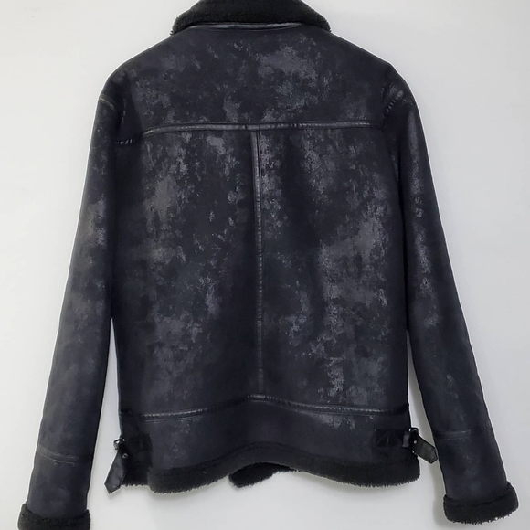 Sixth June Paris Shearling Aviator Jacket - Picture 4 of 7